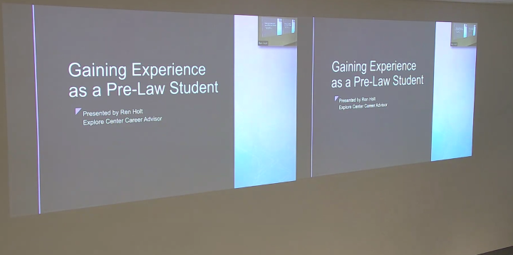 Gaining Experience as a Pre-Law Student UNL Explore Center presentation